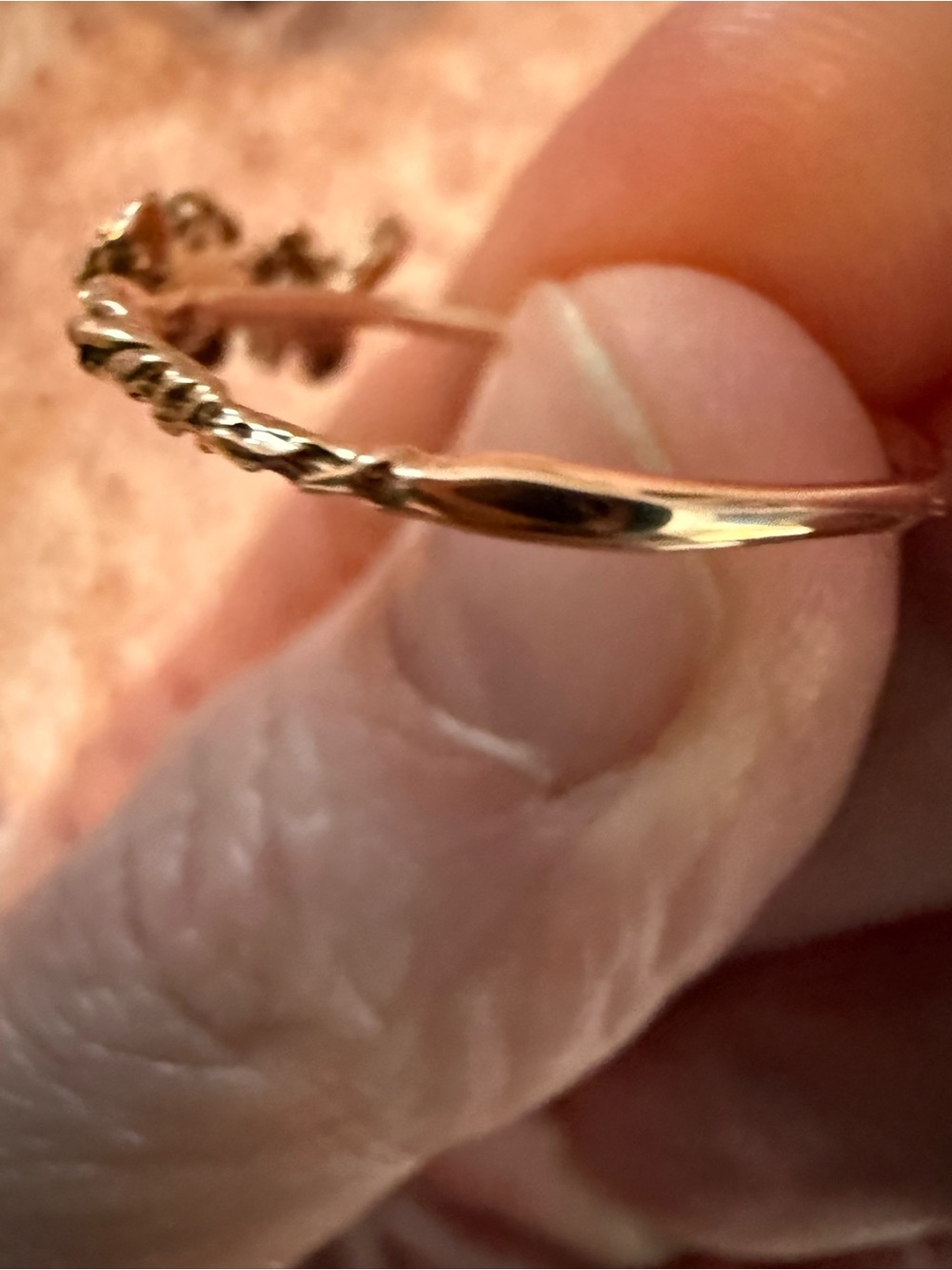 Catbird - Laurie Fleming 14k Rose Gold Dewy Diamond Rose Ring - Picture 11 of 13